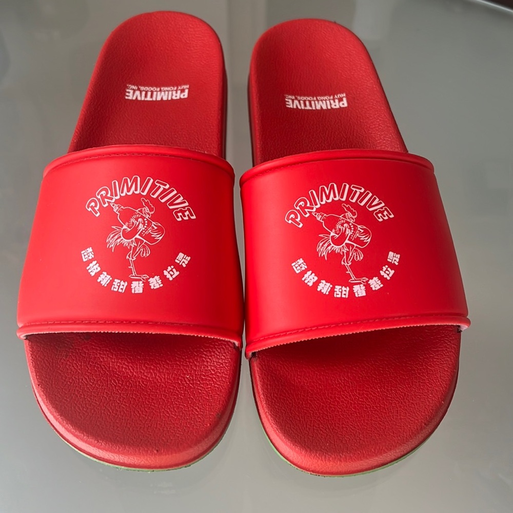 Primitive Men Red Sandals Size 10